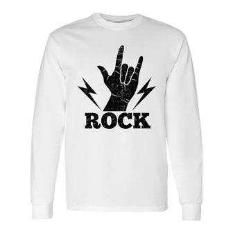 Rock Popular Music Rock Singer Long Sleeve T-Shirt | Mazezy