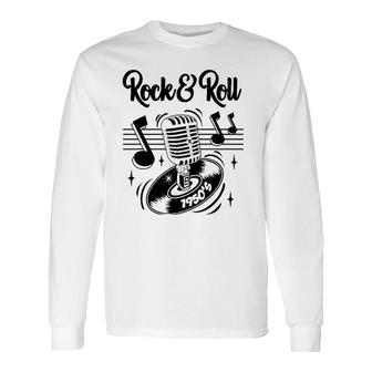 Rockabilly Rocker Clothes 50S Sock Hop Greaser 1950S Doo Wop Long Sleeve T-Shirt T-Shirt | Mazezy