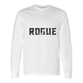 Rogue Slogan Long Sleeve T-Shirt - Seseable