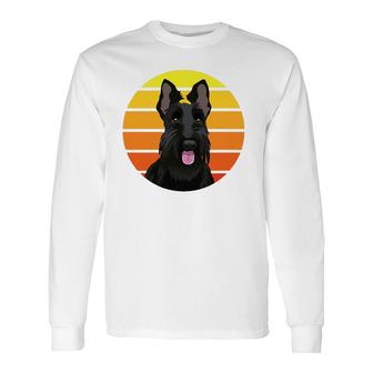 Scottish Terrier Dog Lover Long Sleeve T-Shirt | Mazezy AU