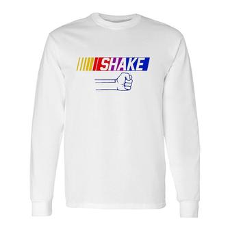 Shake And Bake Dad And Me Father's Day Fist Long Sleeve T-Shirt T-Shirt | Mazezy