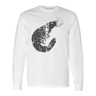 Shrimp Vintage Shrimp Print Long Sleeve T-Shirt T-Shirt | Mazezy UK