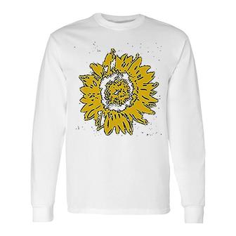 Summer Sunflower Graphic Long Sleeve T-Shirt | Mazezy