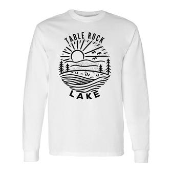 Table Rock Lake Artificial Lake Long Sleeve T-Shirt T-Shirt | Mazezy