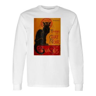 Tournee Du Chat Noir 1896 Classic French Painting Long Sleeve T-Shirt T-Shirt | Mazezy CA
