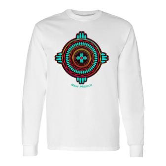 Vintage New Mexico Sunset Retro Style Mcma Long Sleeve T-Shirt T-Shirt | Mazezy