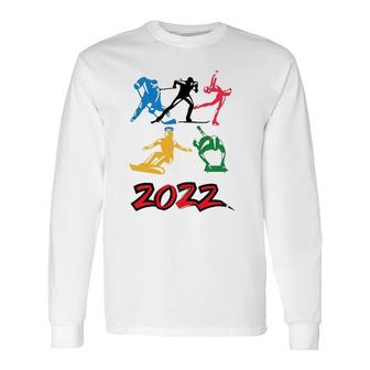 Winter Games 2022 Sport Lover Long Sleeve T-Shirt T-Shirt | Mazezy