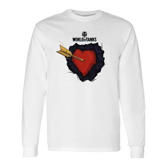 World Of Tanks Valentine's Day Couple Long Sleeve T-Shirt T-Shirt | Mazezy