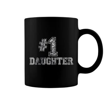 1 Daughter Number One Proud Parent Gift Coffee Mug - Thegiftio UK