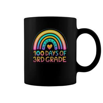 100 Days Of 3Rd Grade 100Th Day Of School Teacher Rainbow Coffee Mug | Mazezy