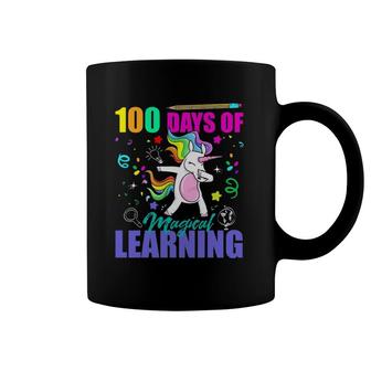 100 Days Of Magical Learning Unicorn Funny Teacher Student Coffee Mug | Mazezy