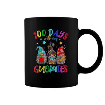 100 Days With My Gnomies Happy 100Th Day Of School Gnome Coffee Mug | Mazezy