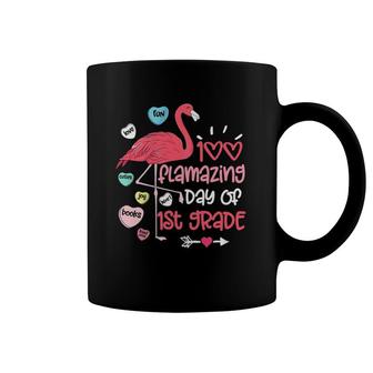 100 Flamazing Days Of 1St Grade Flamingo 100Th Day Teachers Coffee Mug | Mazezy