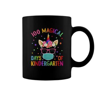 100 Magical Days Of Kindergarten School Unicorn Coffee Mug | Mazezy