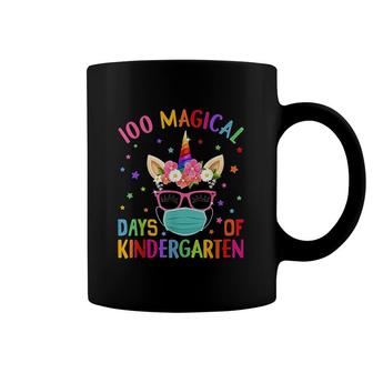 100 Magical Days Of Kindergarten School Unicorn Girl Coffee Mug | Mazezy