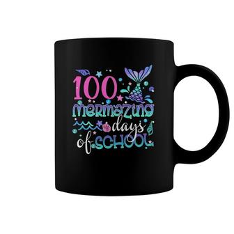 100 Mermazing Days Of School Mermaid Tails Girls Teacher Coffee Mug | Mazezy
