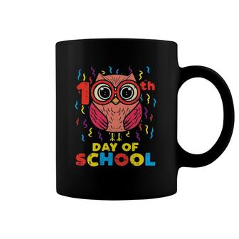 100Th Day Of School Owl Cute 100 Days Student Teacher Gift Coffee Mug | Mazezy