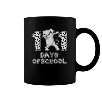 101 Days Of School Dabbing Dalmation Dog Teachers Coffee Mug | Mazezy