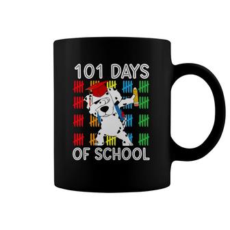 101 Days Of School Dalmatian Dog 100 Days Smarter Boys Girls Coffee Mug | Mazezy