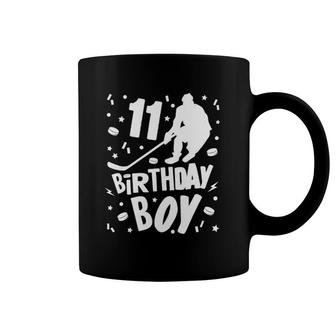 11Th Birthday Boy Ice Hockey Kids 11 Years Old Party Gift Coffee Mug | Mazezy UK