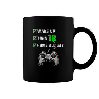 12th Birthday Gamer Level 12 Unlocked Gamer Birthday Coffee Mug - Seseable