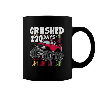 1St Grade 120 Days Of School Monster Truck Boys Kids Coffee Mug | Mazezy