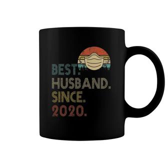 1St Wedding Anniversary Gift Ideas Best Husband Since 2020 Ver2 Coffee Mug | Mazezy
