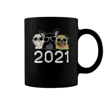 2021 Year Of The Dog New Year French Bulldog Pug Coffee Mug | Mazezy