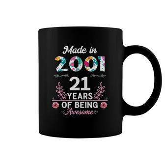 21 Years Old Gifts 21St Birthday Born In 2001 Women Girls Coffee Mug | Mazezy AU