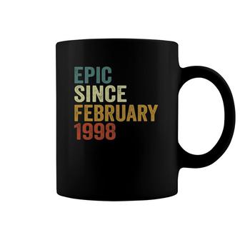 25 Years Old Gifts 25Th Birthday Epic Since February 1998 Ver2 Coffee Mug | Mazezy
