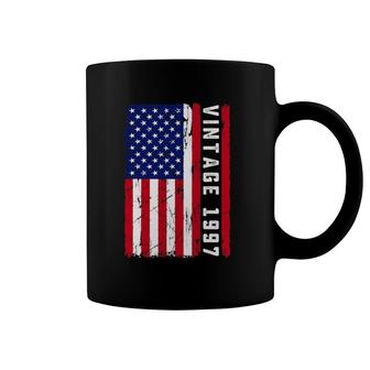 25 Years Old Gifts Vintage 1997 American Flag 25Th Birthday Coffee Mug | Mazezy