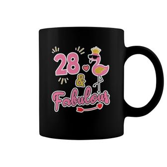 28 And Fabulous - 28 Years Old Gift - 28Th Birthday Coffee Mug | Mazezy