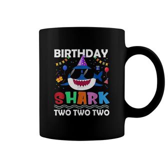 2nd Birthday Boy Shark Matching Party Gifts For Kids Coffee Mug - Seseable