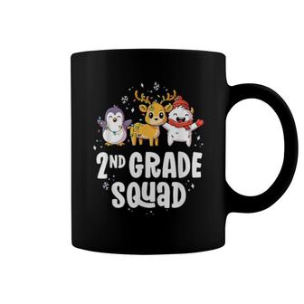 2Nd Grade Squad Matching Teacher Christmas School Crew Coffee Mug | Mazezy