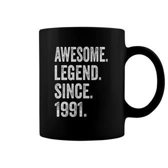 31St Birthday Gift 31 Years Legend Since 1991 Gift Coffee Mug | Mazezy