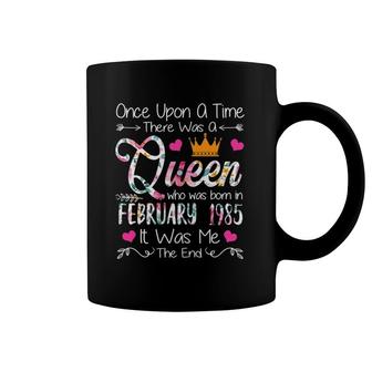 37 Years Old Birthday Girl 37 Birthday Queen February 1985 Ver2 Coffee Mug | Mazezy