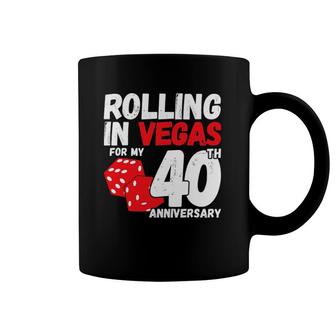 40Th Anniversary - Married 40 Years - Vegas Anniversary Trip Coffee Mug | Mazezy