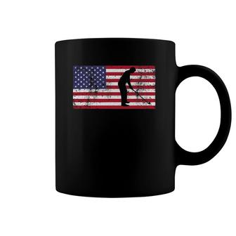 4Th Of July American Flag Golf Christmas Gift Coffee Mug | Mazezy