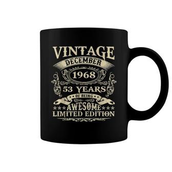 53Rd Birthday December 1968 53 Years Old Vintage Coffee Mug | Mazezy