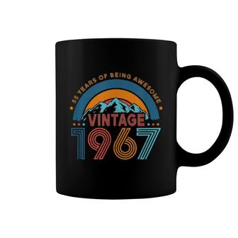 55 Years Old Retro 80S Style 55Th Birthday Born In 1967 Coffee Mug | Mazezy