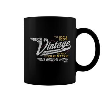 57th Birthday Gift Vintage 1964 Aged To Perfection Vintage Racing Coffee Mug - Thegiftio UK