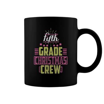 5Th Grade Christmas Crew Teacher Matching Christmas Pajamas Classic Coffee Mug | Mazezy
