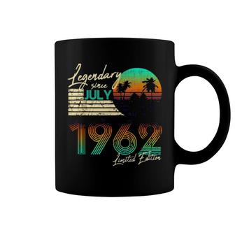 60 Birthday 60 Legendary Since July 1962 Coffee Mug | Mazezy