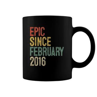 6Th Birthday Gifts Epic Since February 2016 6 Years Old Coffee Mug | Mazezy