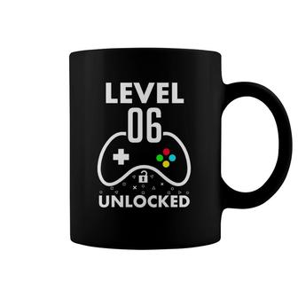 6Th Birthday Level 6 Unlocked Video Gamer Birthday Coffee Mug | Mazezy