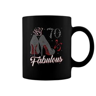 70 & Fabulous 1952 70Th Birthday Gift Tee For Womens Tank Top Coffee Mug | Mazezy