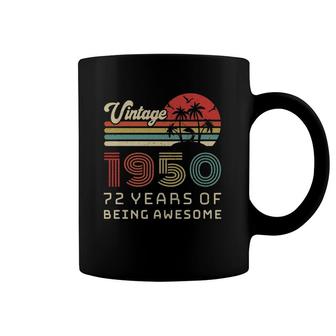 72 Years Old Birthday Vintage 1950 72Nd Birthday Coffee Mug | Mazezy