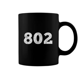 802 Vermont Green Mountains Distressed Coffee Mug | Mazezy