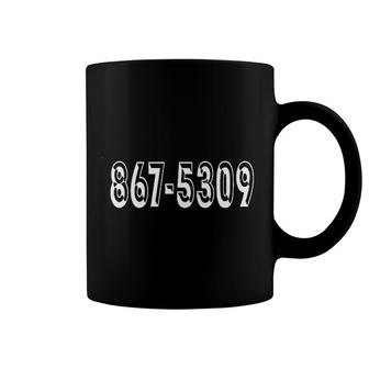 8675309 Funny Retro 80s Triblend Coffee Mug | Mazezy