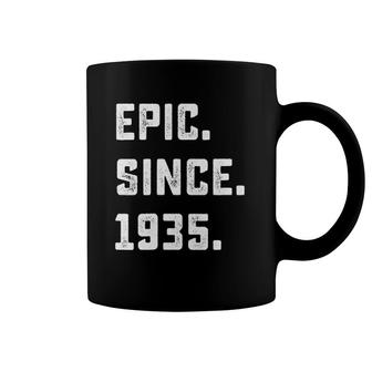87Th Birthday Gift Vintage Epic Since 1935 87 Years Old Coffee Mug | Mazezy